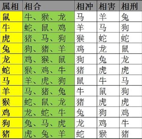 生肖相克化解|十二生肖的相生相克大全表 生肖相冲怎么化解